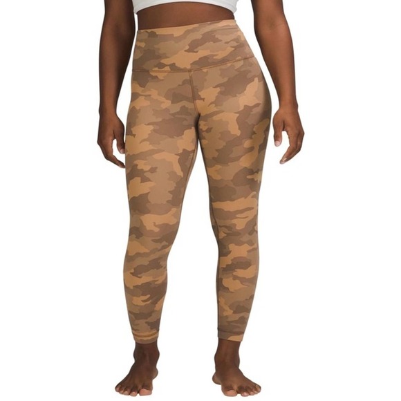 Lululemon Align High-Rise Beige Camo Pant with Pockets 25" - Picture 2 of 4